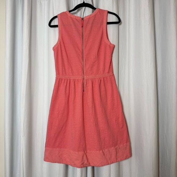 J.Crew Coral Sleeveless Fit & Flare Dress Women’s Small - Picture 9 of 14